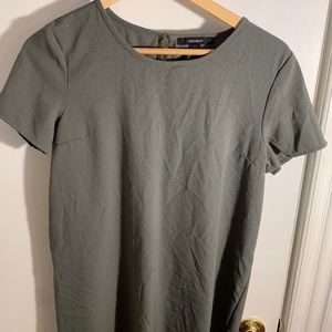 Dark gray T-shirt dress